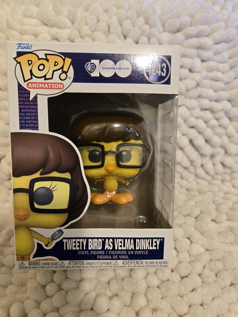 Funko POP! Tweety Bird as Velma Dinkley Vinyl Figure - Yellow, Brown, Black